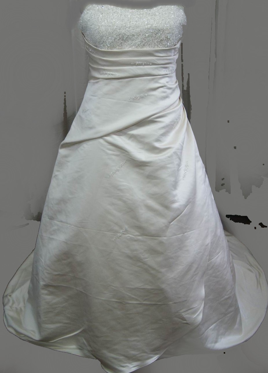 light champagne size 22 wedding gown