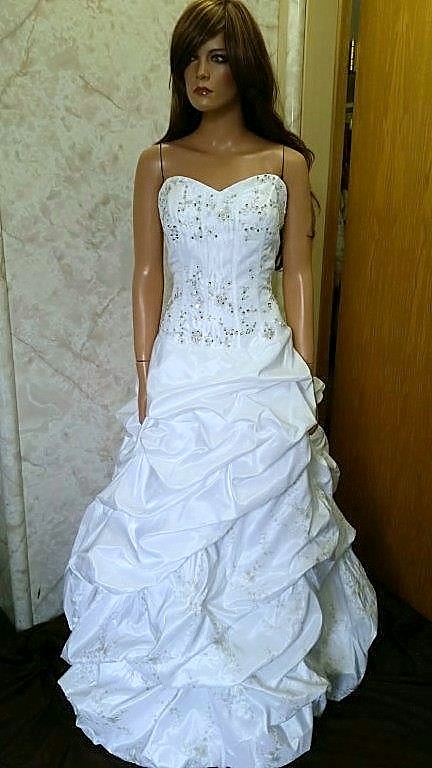 white corset wedding dresses