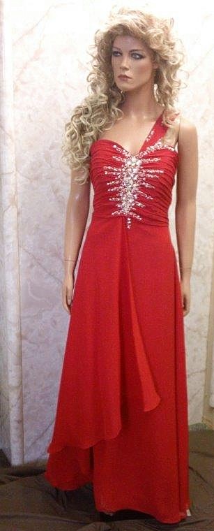 red bridesmaid dresses with beading
