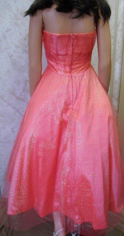 Size 14 coral pageant dress
