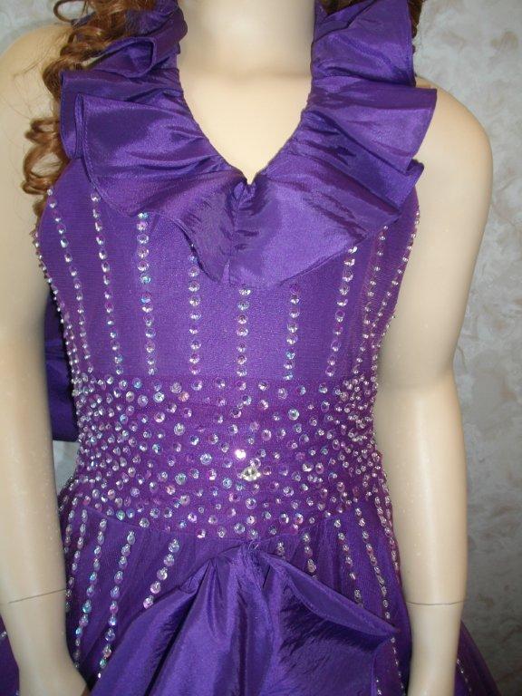 purple grape pageant dress