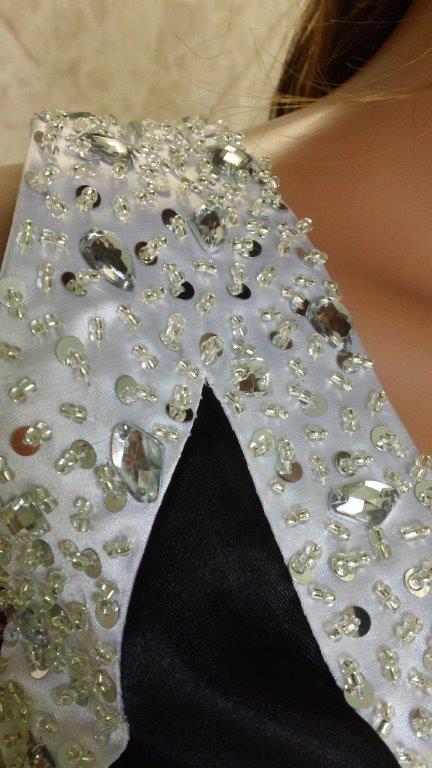 jeweled wedding gown