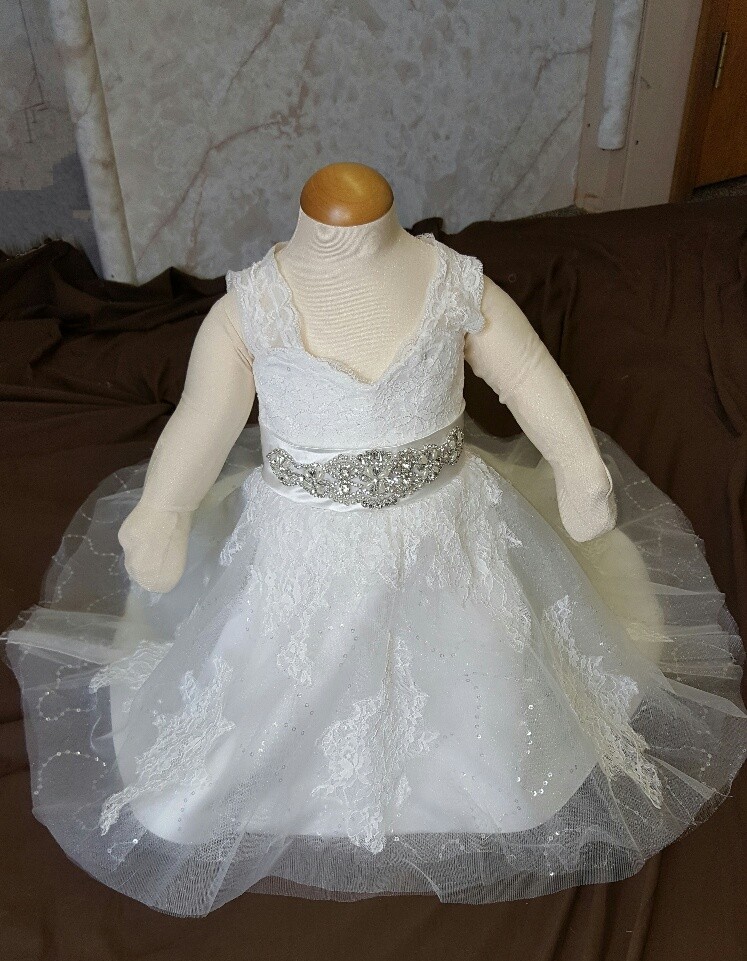 Baby wedding flower girl dress