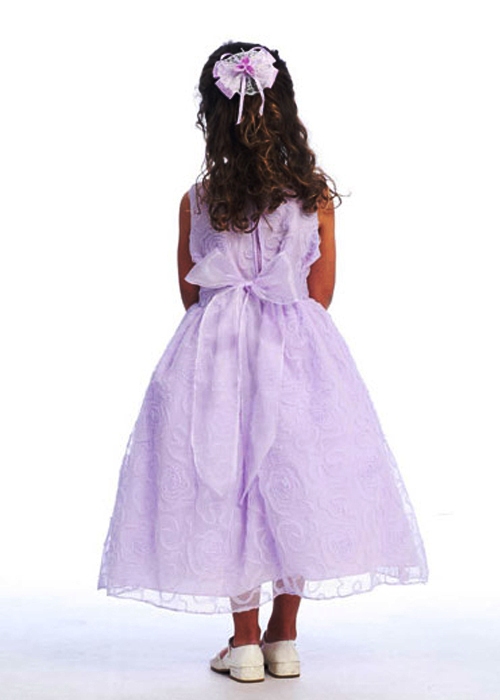 child lilac dress