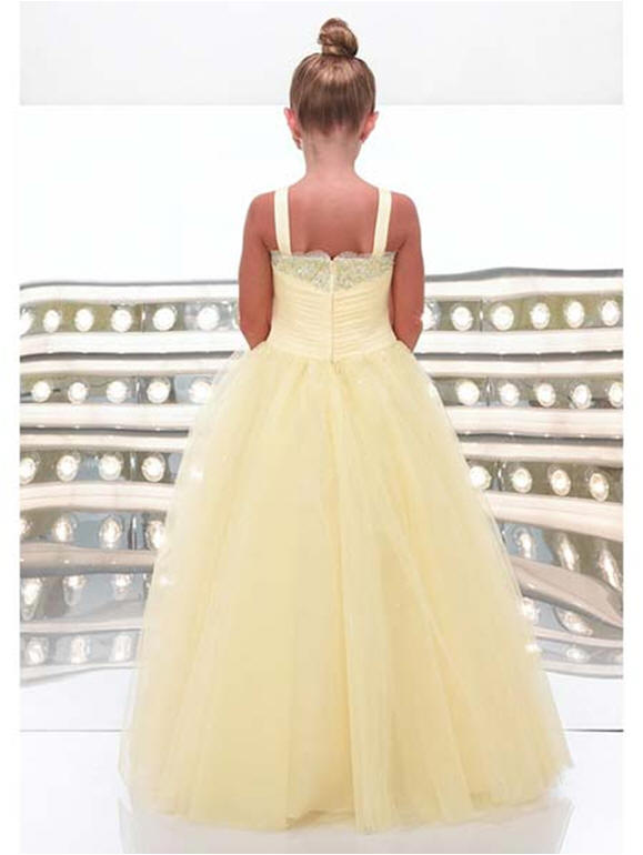 Organza ball gown pageant dress
