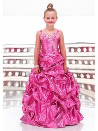 Pink Pageant Ball Pick-up Gown