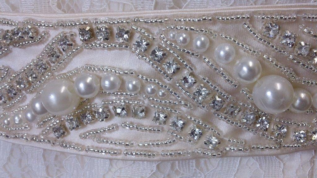 wedding dress sash belt