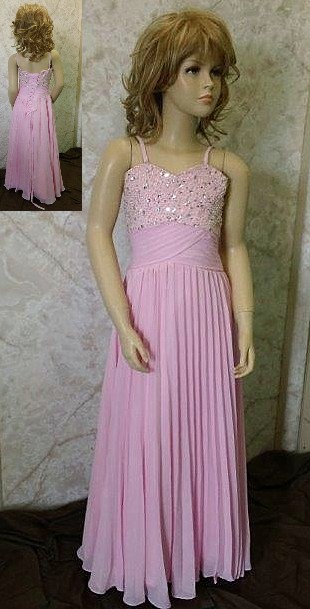custom made girls pageant dress