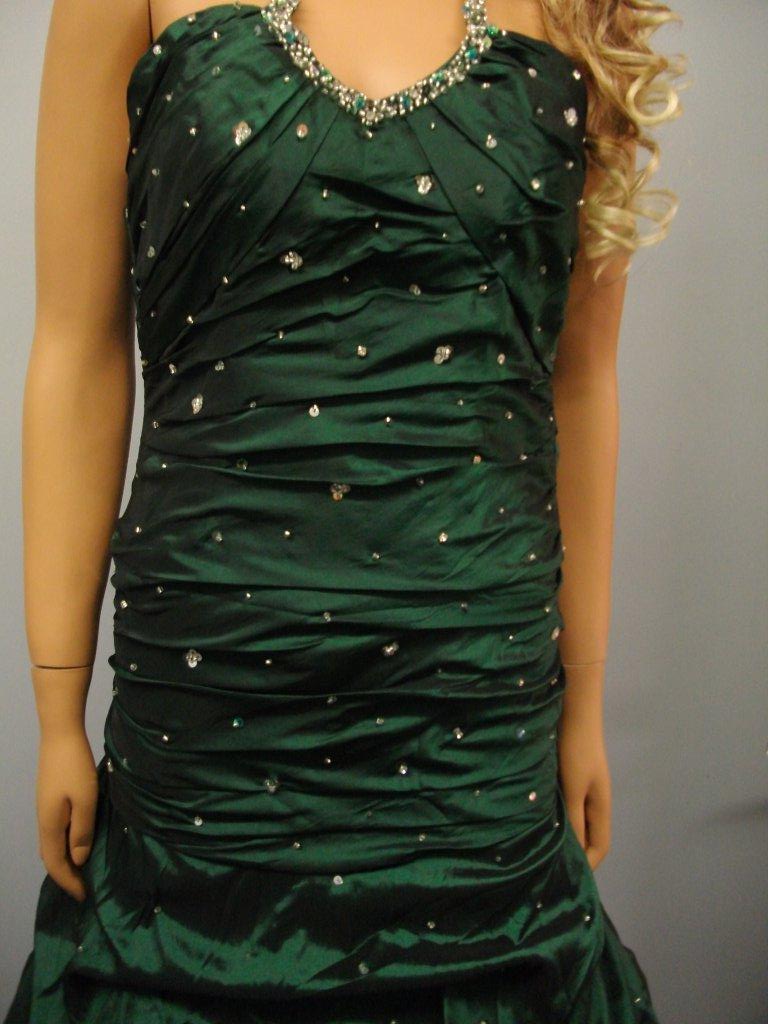 long green prom dresses