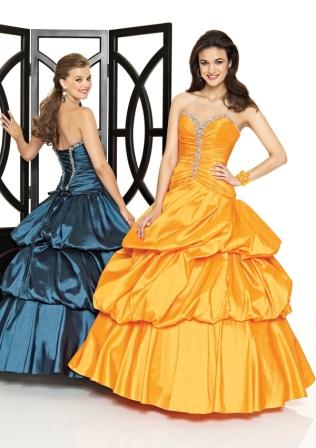 Layered Sweetheart Ball Gown
