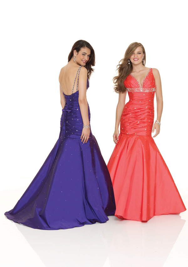 fit and flare gowns