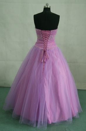 pink Sweetheart formal ball gown