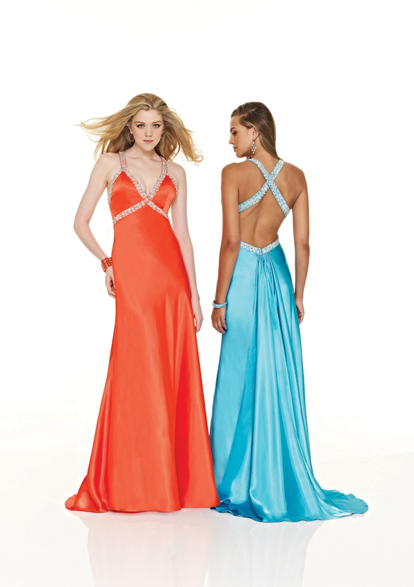 Long Halter dress with low cut back