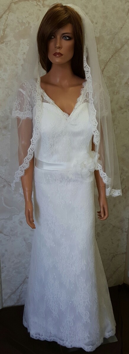 Lace Cap Sleeve Wedding Dresses