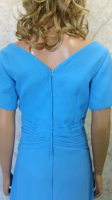 blue mother of the bride dress