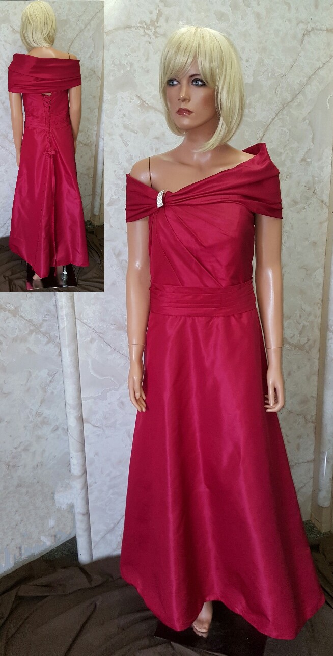 apple red dresses for bridesmaids