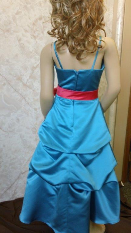 matching turquoise flower girl dresses