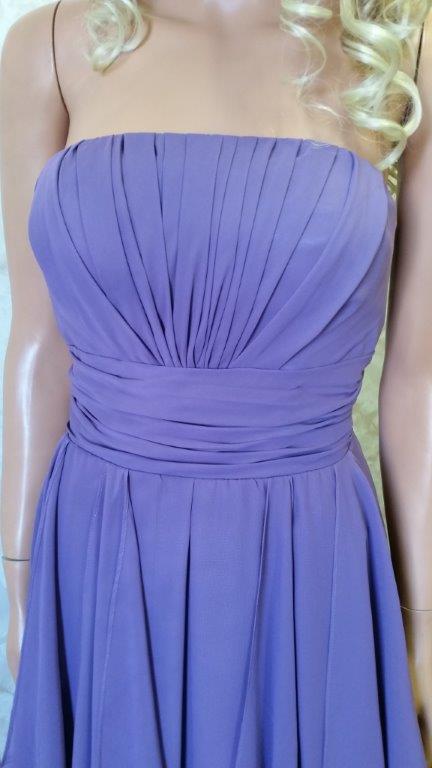 violet chiffon bridesmaid dresses