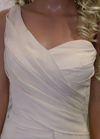 One shoulder chiffon bridesmaid dresses