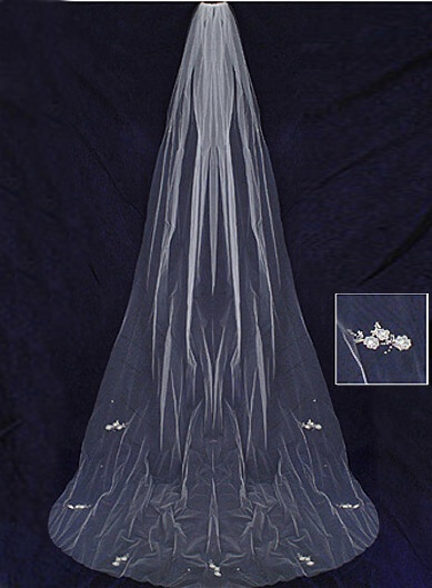wedding veils for short hair