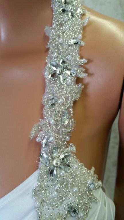 crystal beaded straps