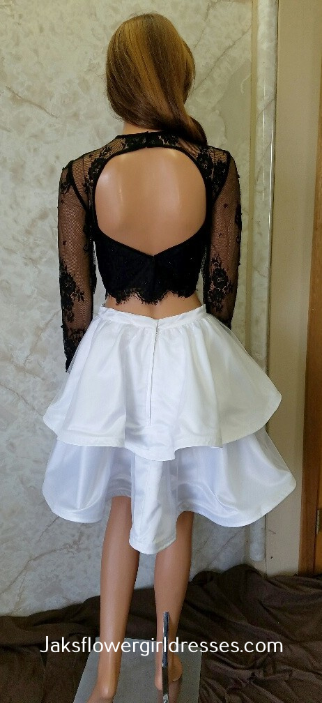 crop top and skirt dress