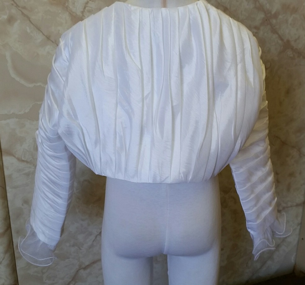 white organza jacket