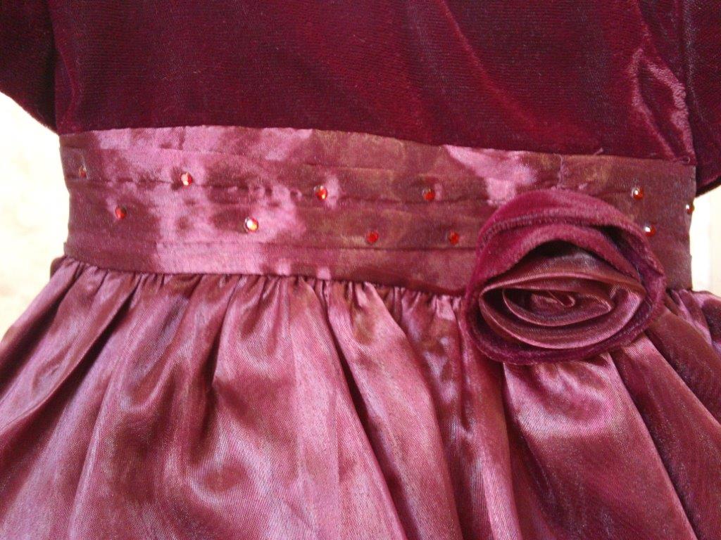 burgundy velvet dresses