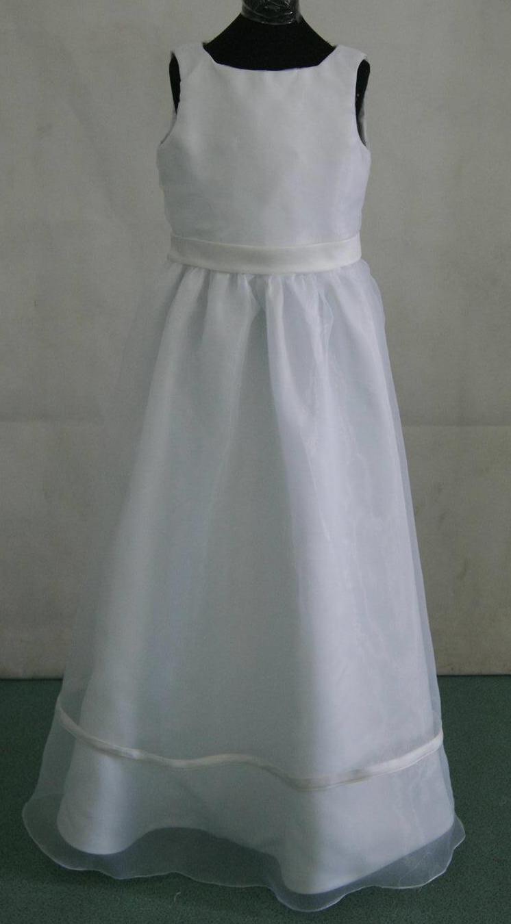 white organza dress