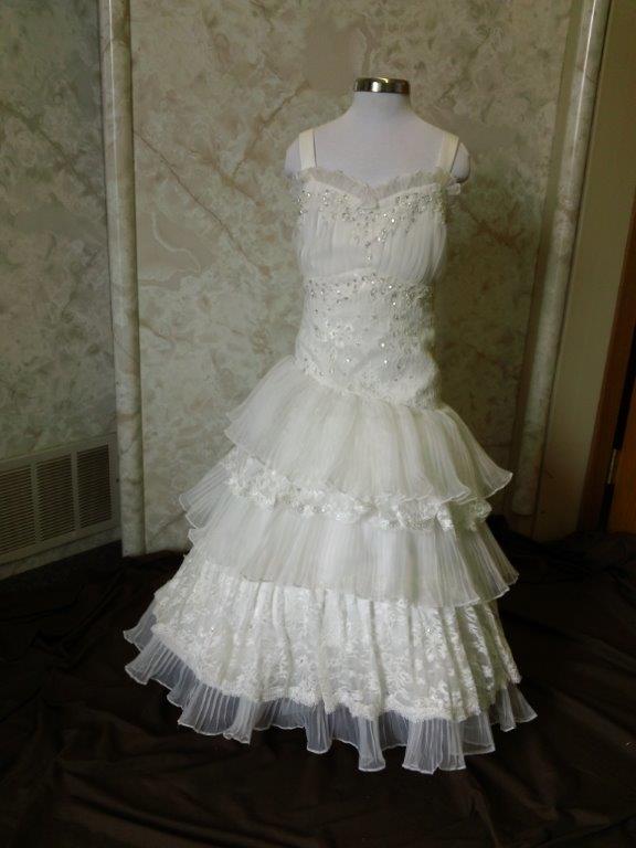 flower girl wedding gown