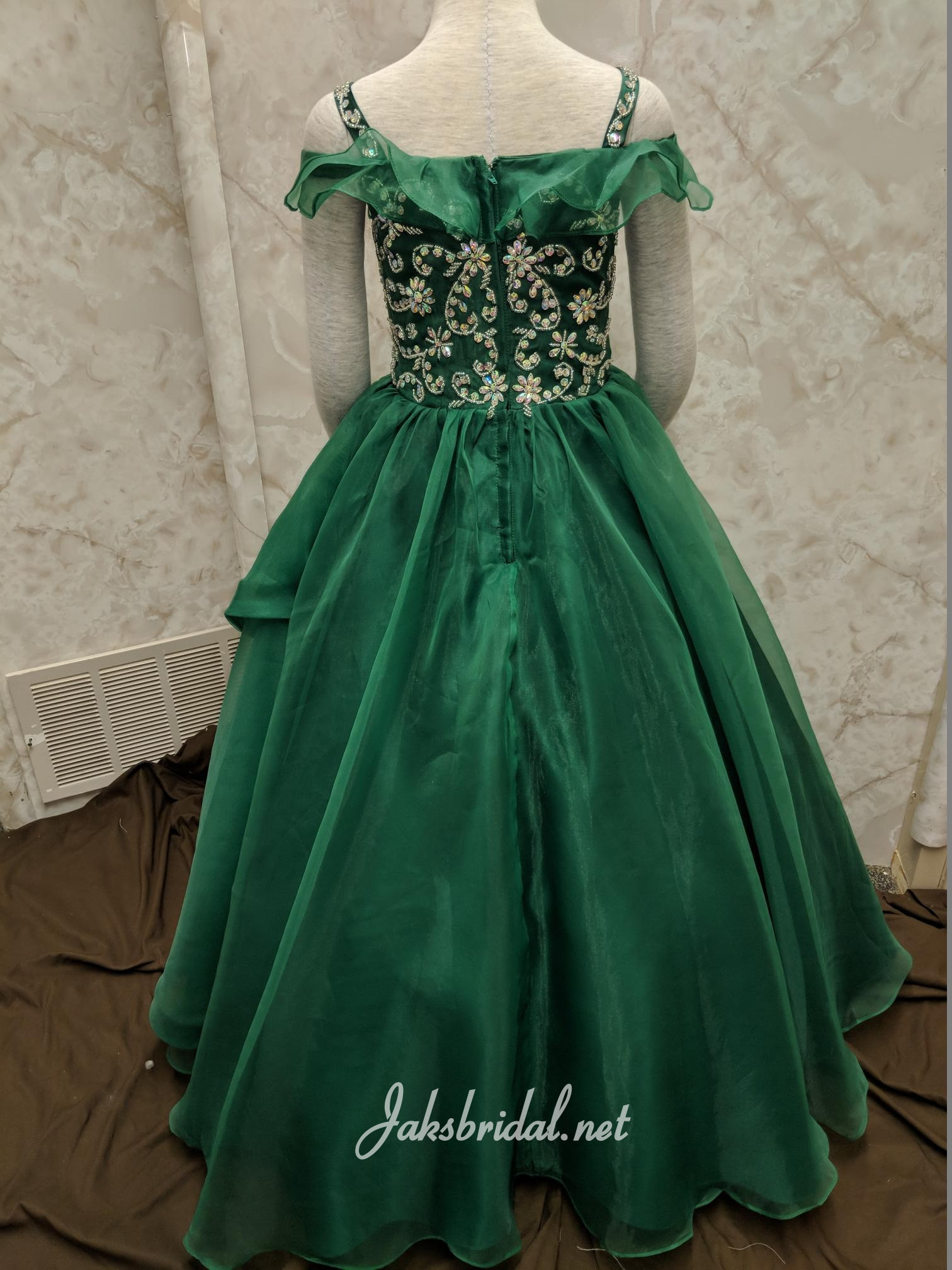 emerald green christmas dress