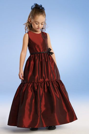 girls burgundy dresses