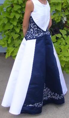 navy bridesmaid dress