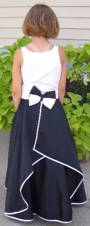 cheap black and white bridesmaid dresses