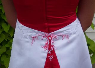 red and white childrens dresses