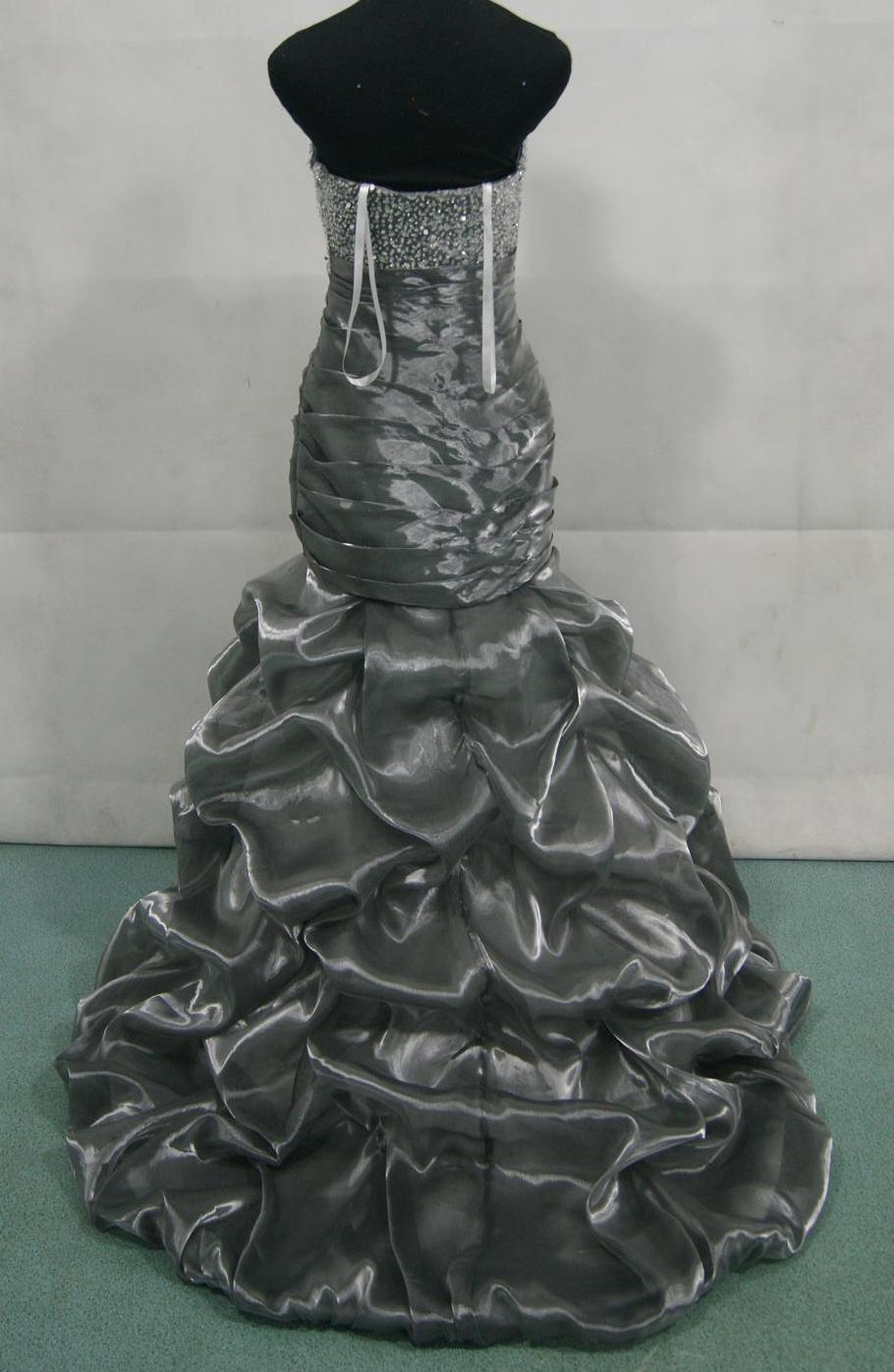strapless mermaid dress