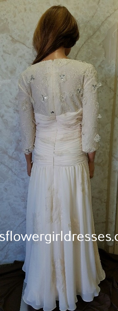 lace mother of the bride dress