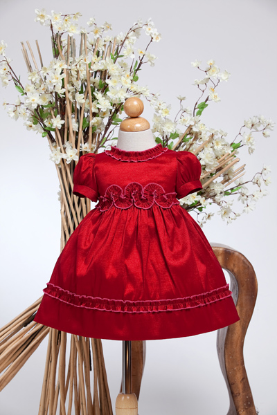 Baby Girls Red christmas Dress