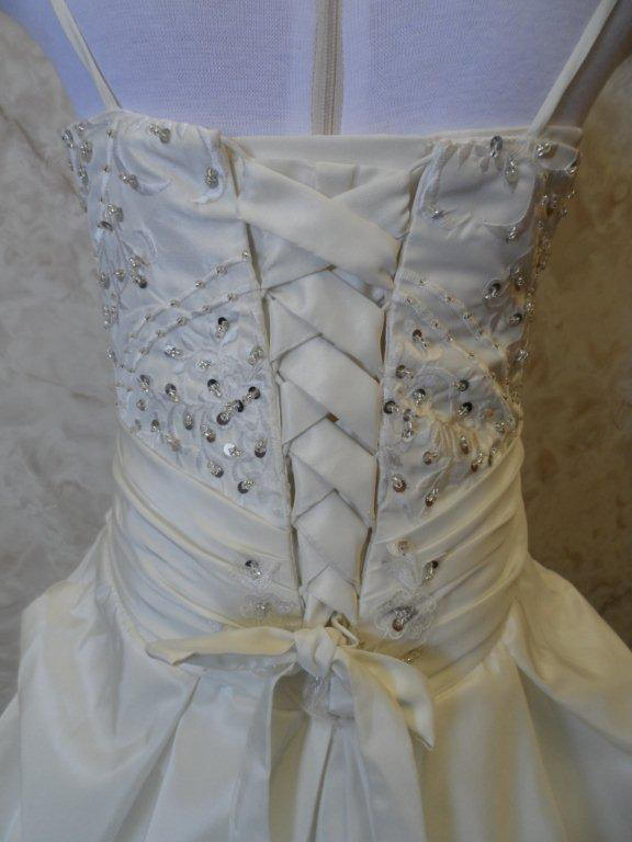 corset lace up miniature bridal gown