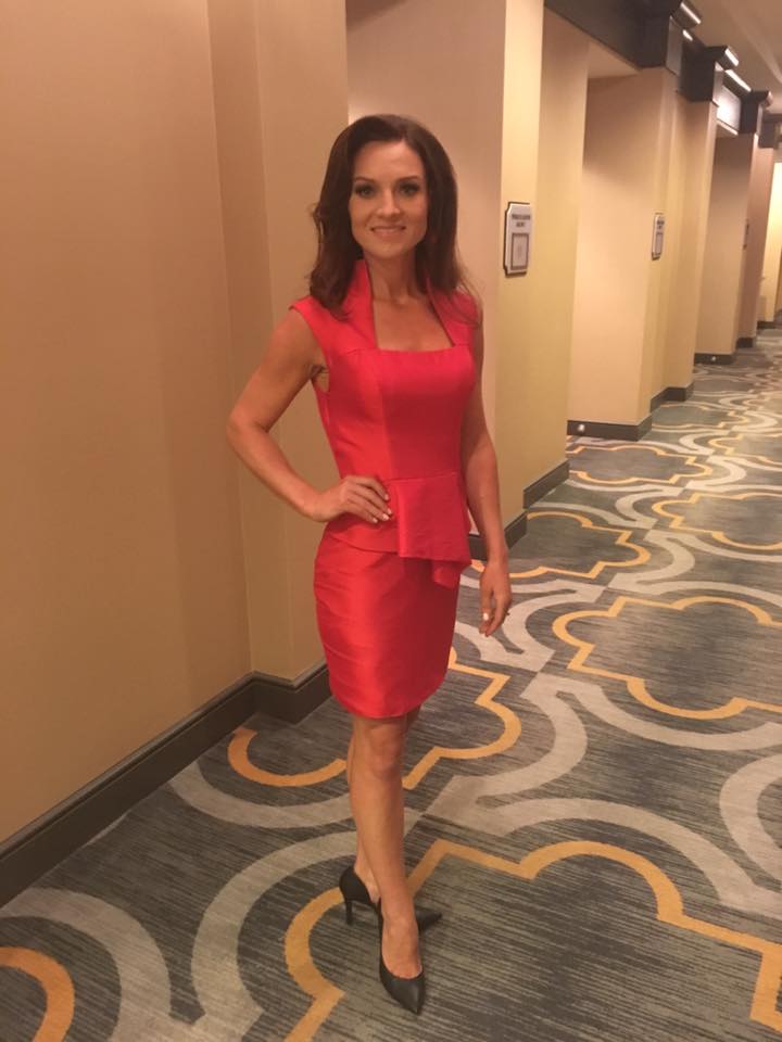 short red mother of the bride dress