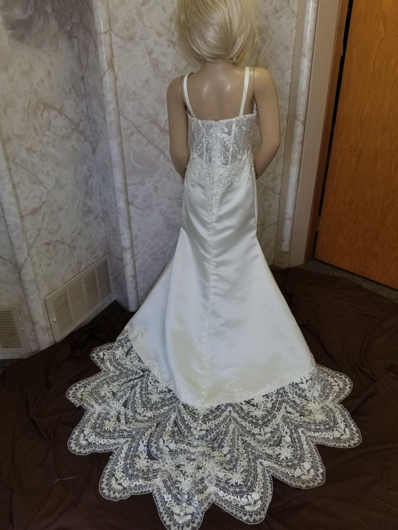 matched my wedding dress for my flower girl