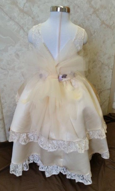 infant hi low wedding dresses