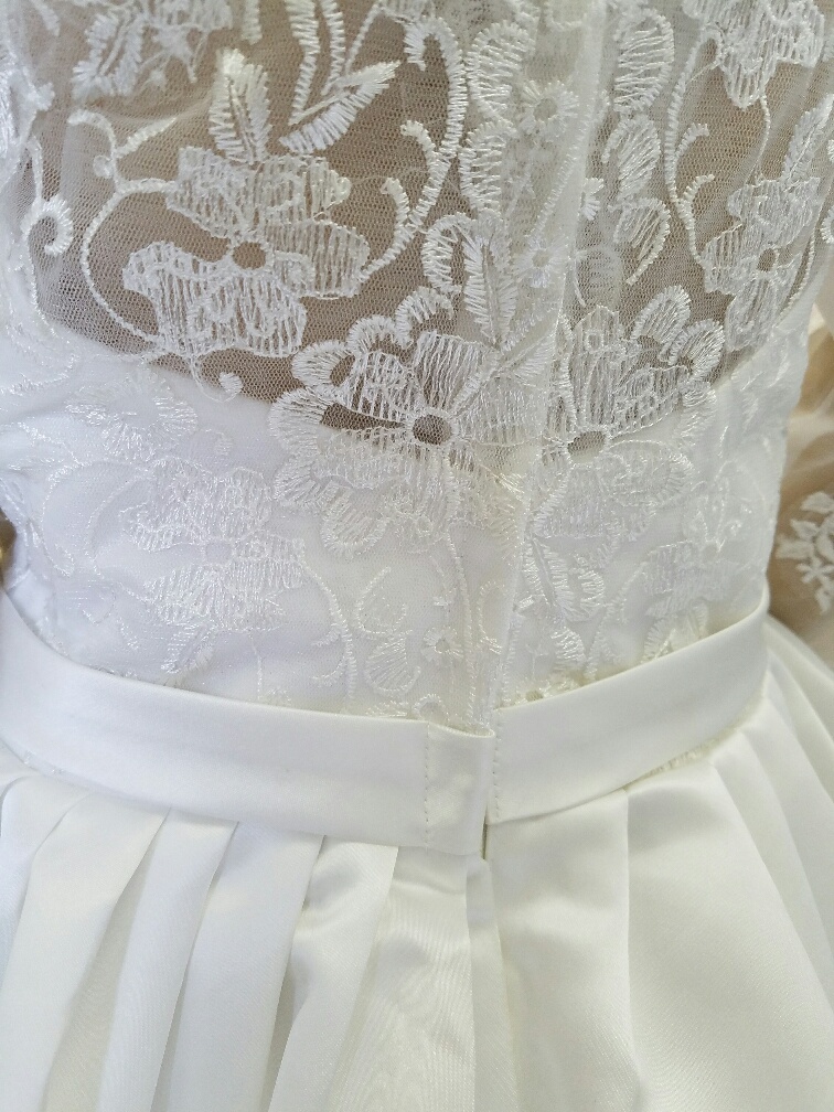 long sleeve lace flower girl dresses