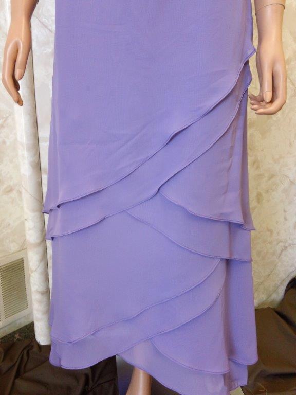 lavender chiffon dress
