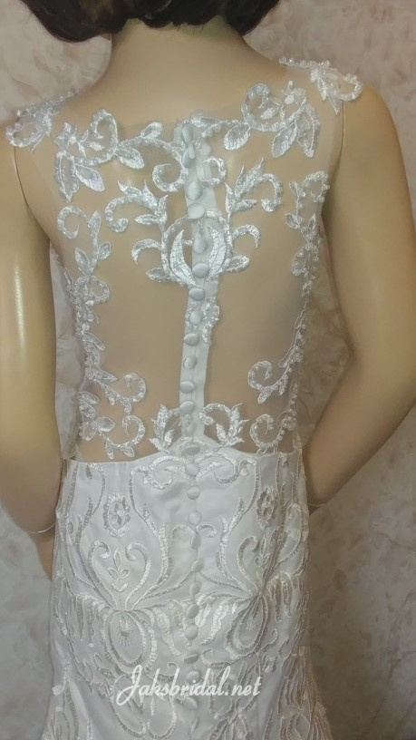 lace sheath flower girl dress