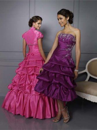 purple prom dress with jacket included