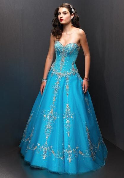 sparkly turquoise dresses for prom