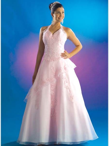 pink quinceanera gown