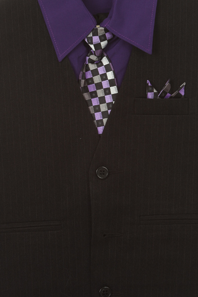 purple 4 piece shirt set
