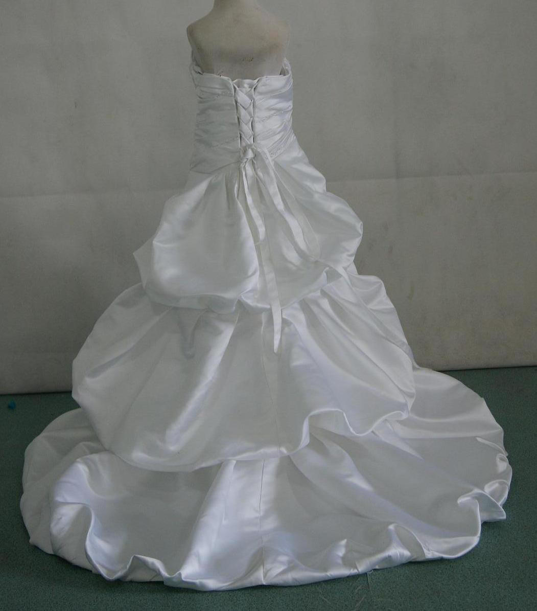 Miniature Wedding Gown with Balloon Train